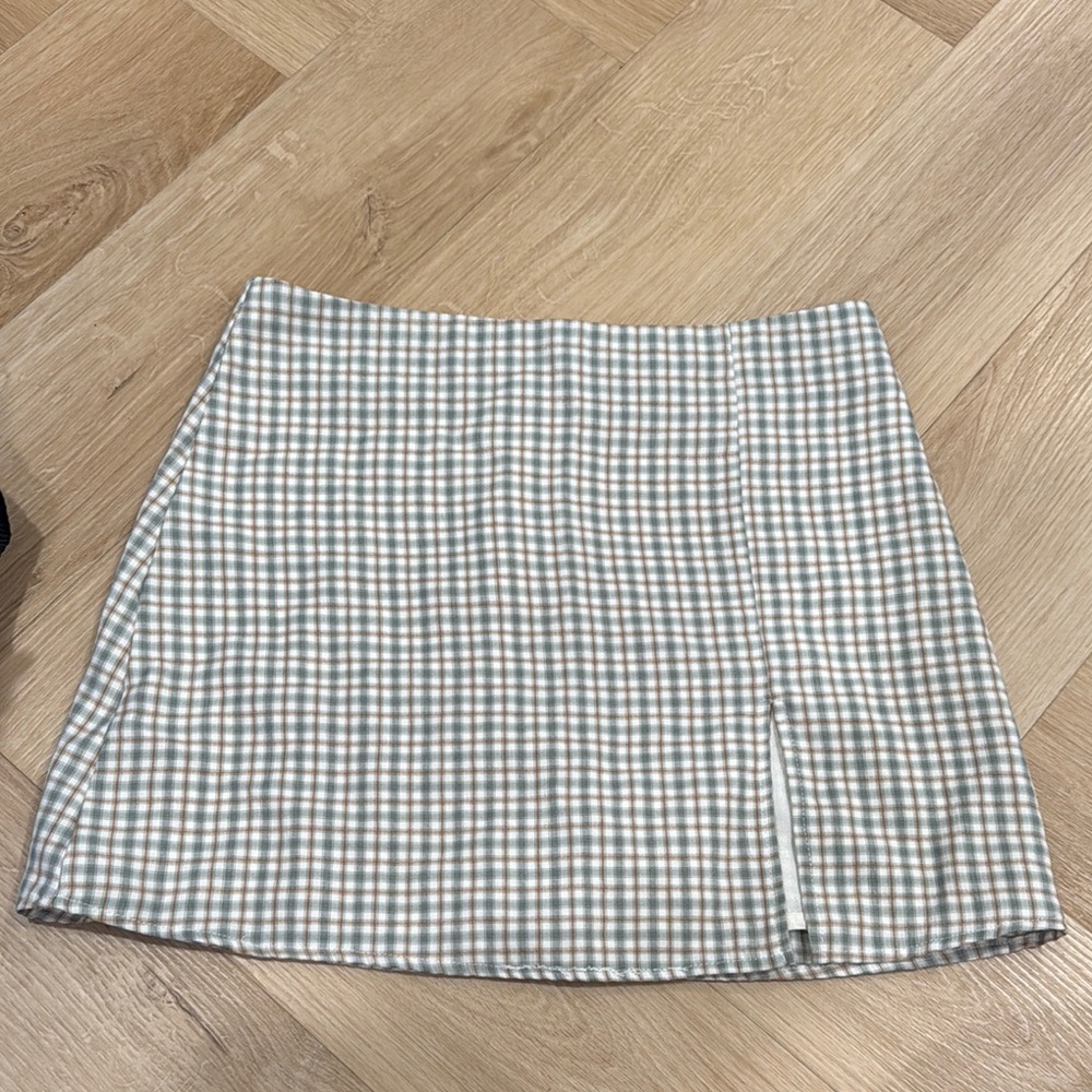Checkered Mini Skirt